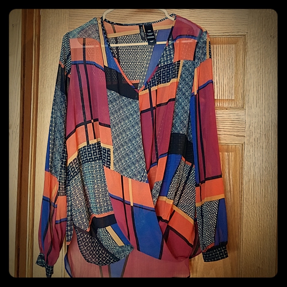 Bisou Bisou Michelle Bohbot blouse